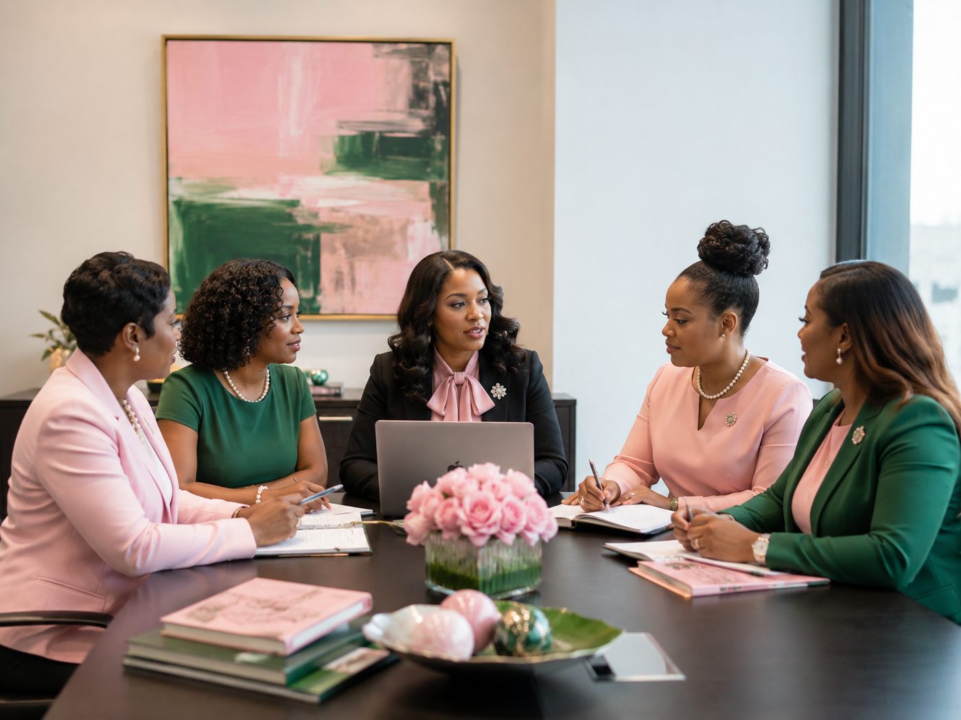 HBCU scholars at a college fair