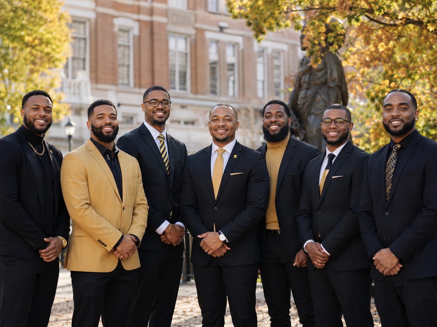 Alpha Phi Alpha brothers in service