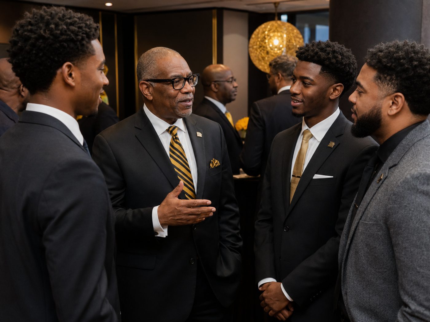 Alpha Phi Alpha brotherhood gathering