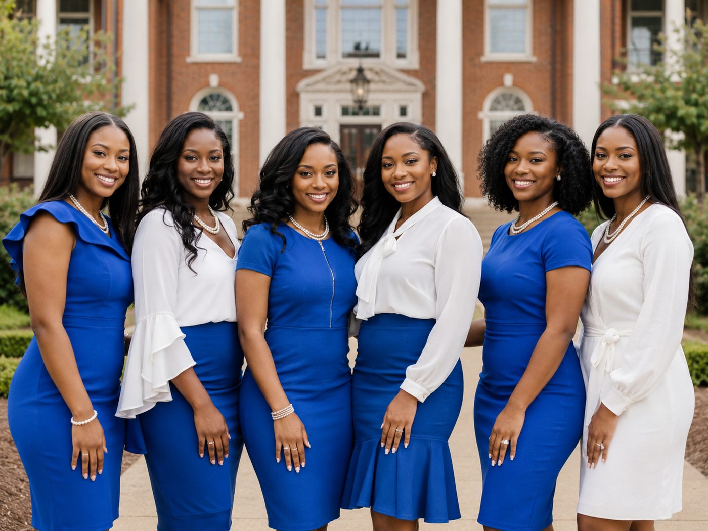 Zeta Phi Beta sorority members